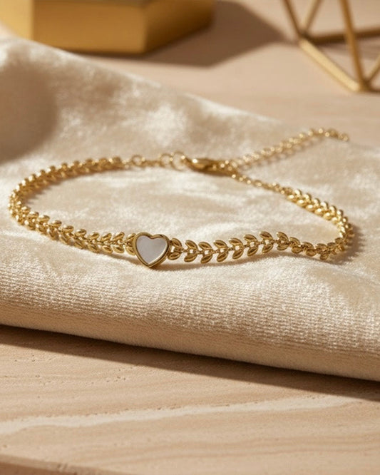 Vine Heart Bracelet